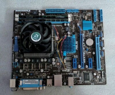 Asus M5A78L-M LX Plus Socket AM3+ DDR3 SDRAM Motherboard + RAM & AMD Processor