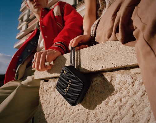 Brand New Marshall Willen Portable Bluetooth Speaker - Black/Brass (1006059) - Picture 14 of 15