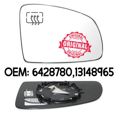 Derecha Lado Conductor ala Espejo Vidrio climatizada Gran Angular Vauxhall Meriva 2003-2010