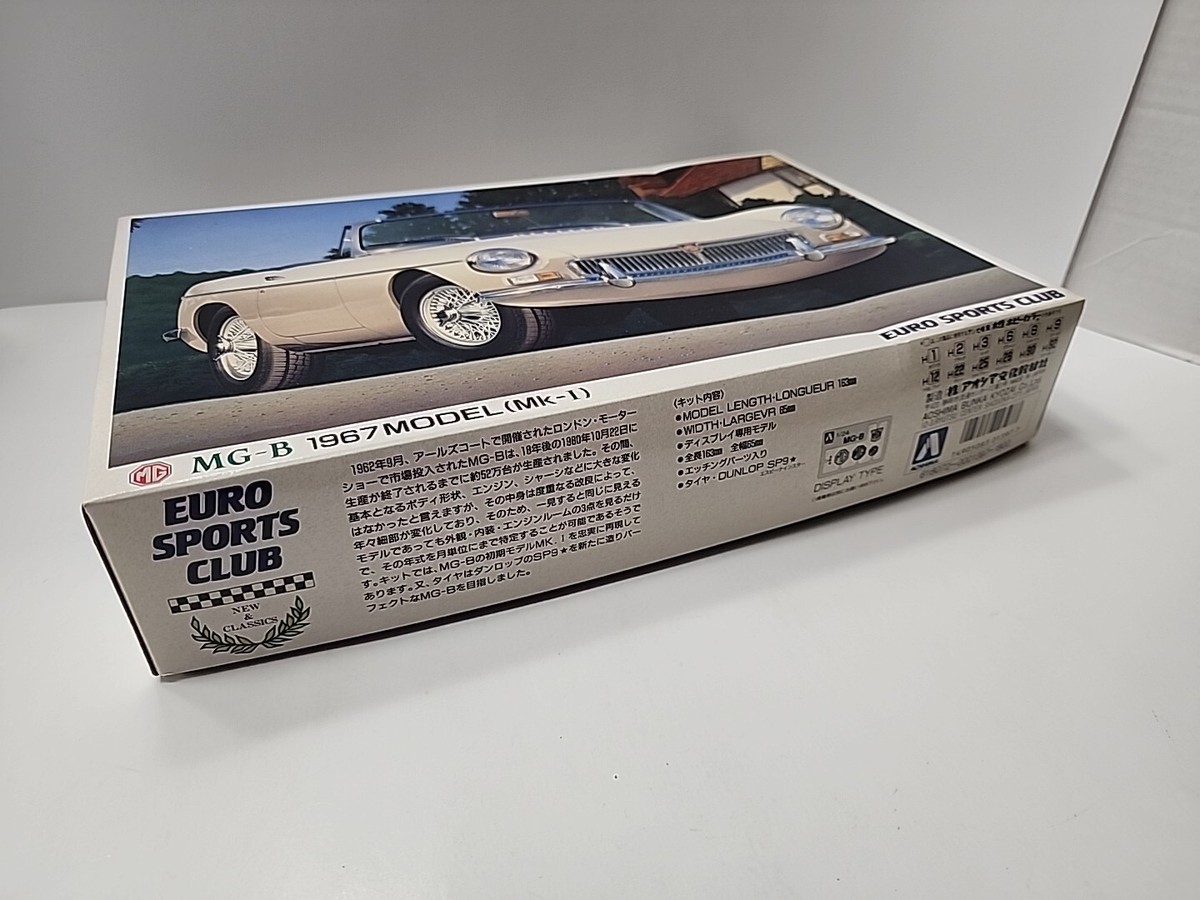 AOSHIMA 1/24 MG-B 1967 Model (MK-1) Euro Sports Club series