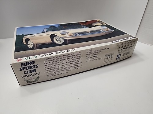 AOSHIMA 1/24 MG-B 1967 Model (MK-1) Euro Sports Club series *SEALED BAGS* - Picture 10 of 11