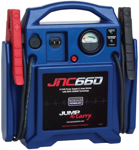 Clore Automotive Jump-N-Carry JNC660 1700 Peak Amp 12 Volt Jump Starter, Blue