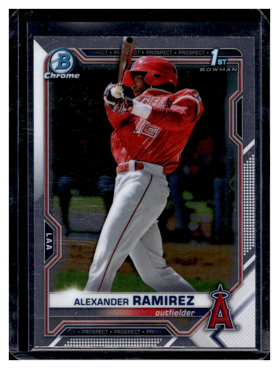 2021  Bowman Chrome #BCP-145 Alexander Ramirez Base 1st Prospect