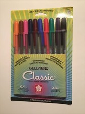 New Gel Ink Pens in classic colors Gelly Roll Ice Cream Smooth Fast, FREE Ship 