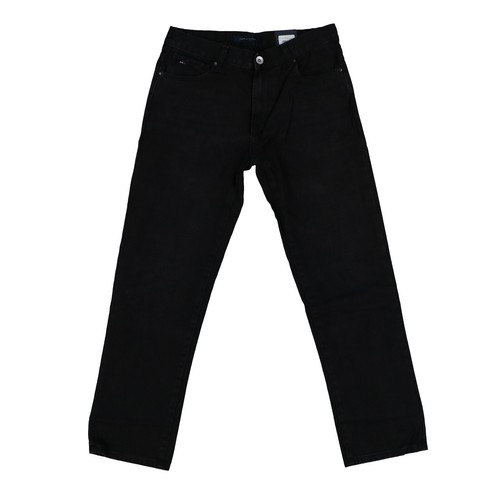 Tommy Hilfiger Mens Custom Straight Fit Jeans Casual Denim Bottoms Black  31x30 447972700734 | eBay