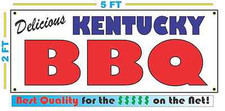 Full Color KENTUCKY BBQ BANNER Sign NEW Larger Size Best Quality for the  