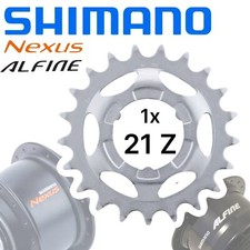 Shimano Nexus / Alfine Getriebenaben Usura Ricambio Pignone Argento 21 Denti