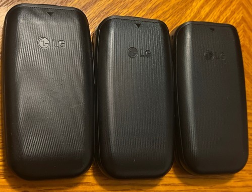 3 Separate TracFone LG 442BG older Flip Phone 3G 1.3MP Camera TESTED & WORKS - Afbeelding 2 van 5