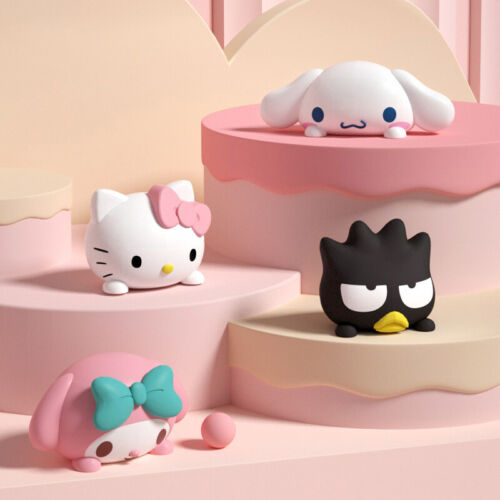 6 pezzi Cinnamoroll Kuromi My Melody decorazione auto famiglia decorazione auto bambole - Foto 2 di 12