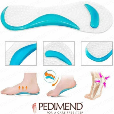 PEDIMEND Silicone Shoe Insoles Great for High Heel Metatarsal Pad Cushion Care