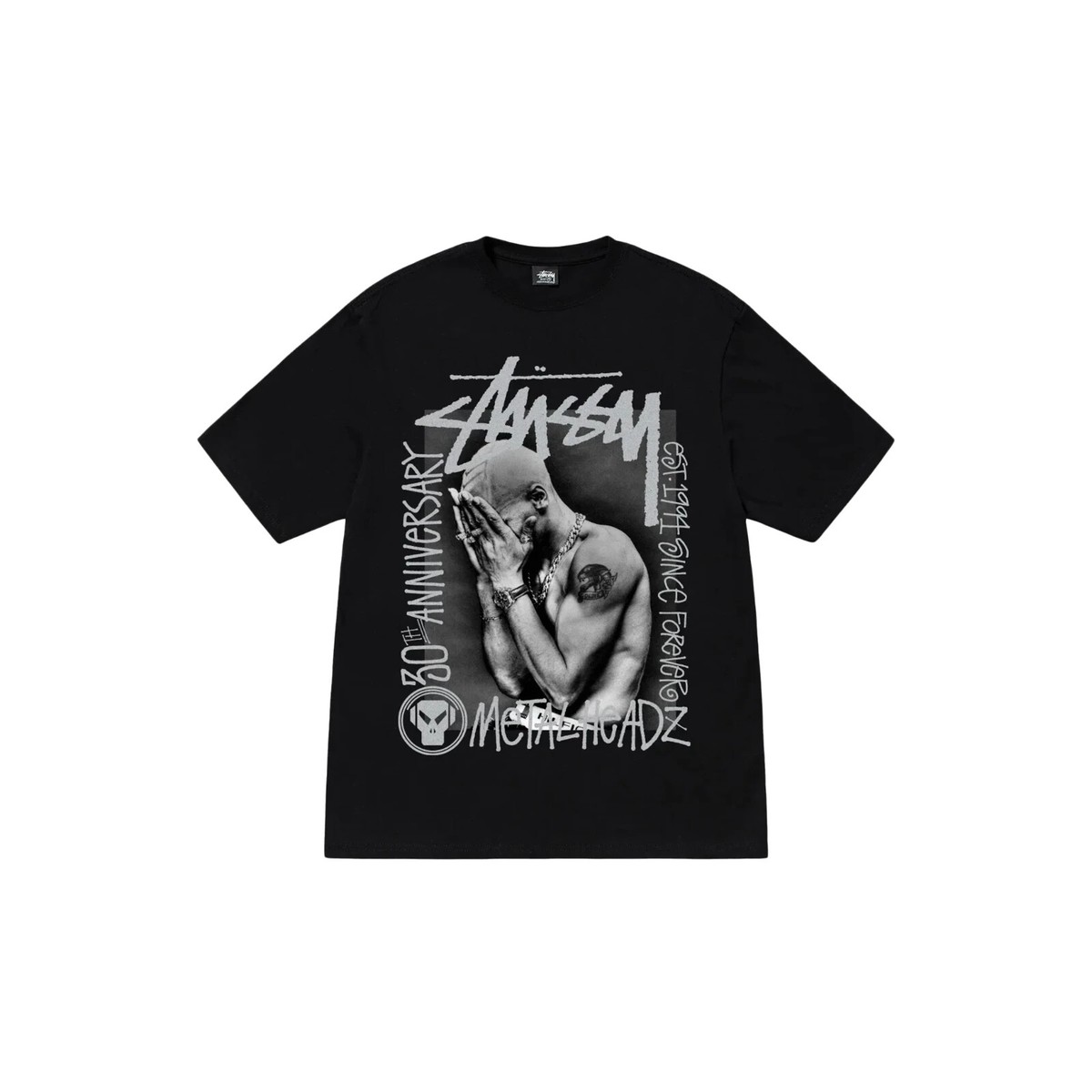 Stussy x Goldie Metalheadz 30 T-Shirt Black - XL - Brand New with