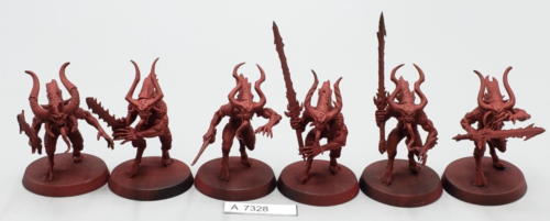 Warhammer 40k Age of Sigmar Chaos Daemons Khorne Bloodletters x6 A7328 - Photo 1 sur 1