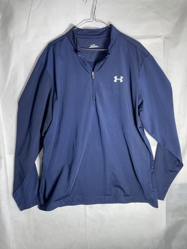 Under Armour Navy Blue 1/4 Zip Sweater 