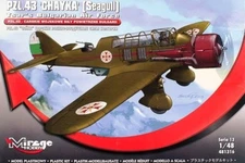 PZL 43 CHAIKA - WW II BOMBER (BULGARIAN AF MKGS)#481316 1/48 MIRAGE (KARAS)