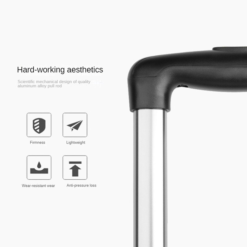 Teleskopgriff Für Koffer & Rucksäcke - Verstellbare Zugstange Aus Aluminium