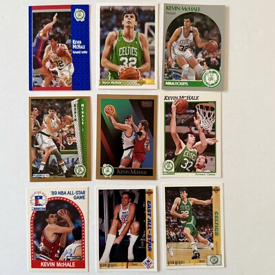 Lot of 9 Different Hall of Famer (HOF) Kevin McHale/Celtics /Lot #1306/NM+