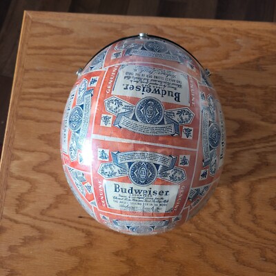 Vintage Budweiser Beer Bobber Motorcycle Helmet Pro-Tec 1970s