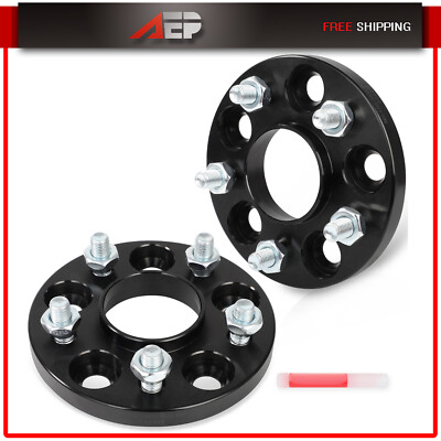 2 Pcs 15mm Hubcentric  5x108mm Wheel Spacers M12x1.5 For Ford Focus Escape C-Max