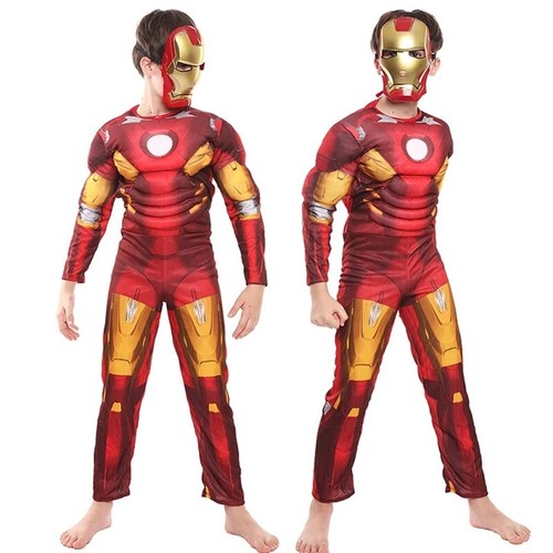 Cosplay Iron Man Déguisement Enfant Avengers Costume Carnaval Masque Halloween - Imagen 7 de 11