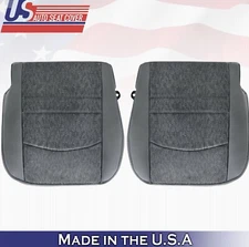 2017 2018 For Dodge Ram 3500 SLT Driver Passenger Bottom Cloth Seat Covers Gray