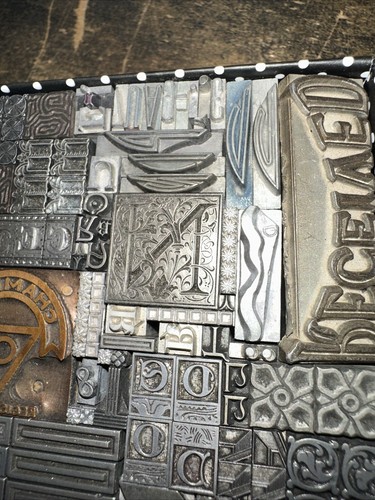 Printing Blocks “ Lead Ornamental Borders Dingbats” Variety Beautiful! #C2 - Bild 3 von 23