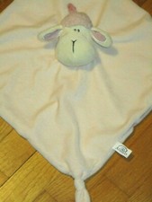 HTF/RARE Allie O /KIDDIEFUN Dublin Pink Lamb/Sheep Security Blanket/Lovey
