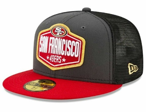 Official 2021 NFL Draft San Francisco 49ers New Era 59FIFTY Fitted Hat - 第 1/4 張圖片