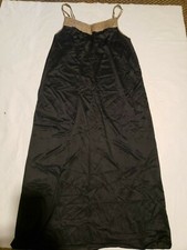 Vintage Undercover Wear Lingerie Nightie Full Slip with Lace White Size M