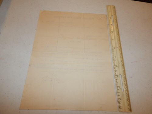 1897 LETTER FROM PULLMAN'S PALACE CAR COMPANY - LOSS OF TICKET N P RY - Foto 4 di 5