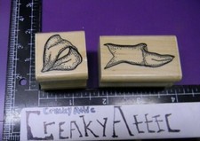 BUILD A FLOWER RIBBON 2 RUBBER STAMPS ANNETTE WATKINS 565 CREAKYATTIC