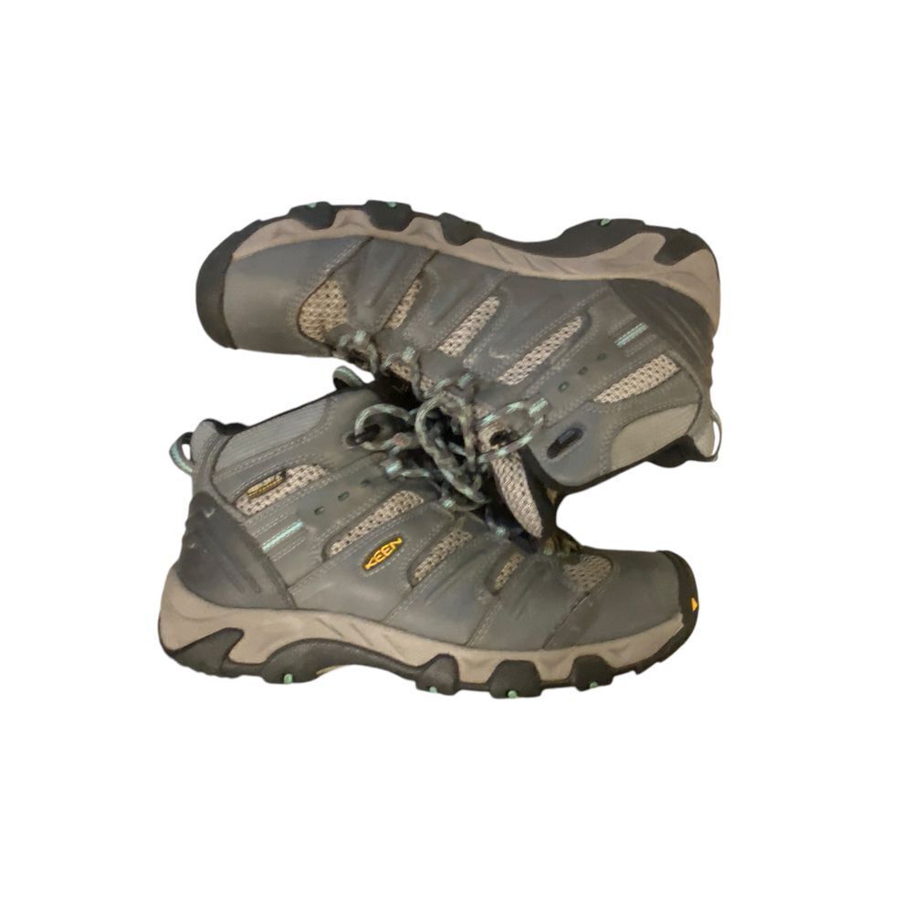 KEEN Stivali da Escursionismo Impermeabili Rete Traspiranti Outdoor Trail Avventura Grigio