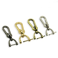 Bag Clasps Detachable Openable Screw Lobster Clips Bag Strap Belt Key Ring 19 mm