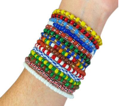 15 Pcs Ilde Already Blessed Bracelet Santeria,obattala,Orula,Oshun,OGGUN, Elegua - Foto 12