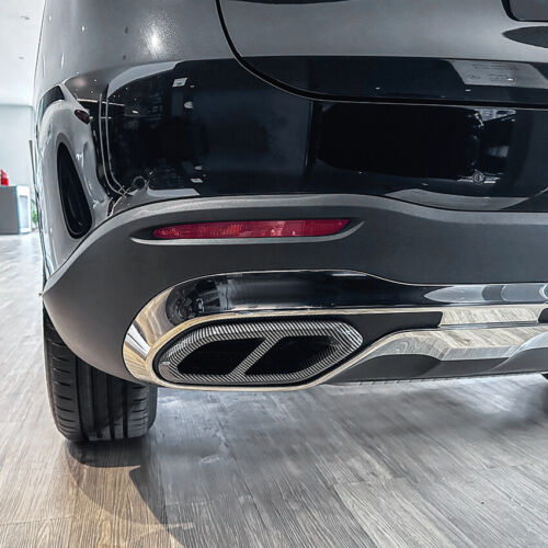 for Mercedes Benz GLC X254 2023+ AMG Pair Exhaust Tail Pipe Mufflers Cover Trim - Picture 2 of 7
