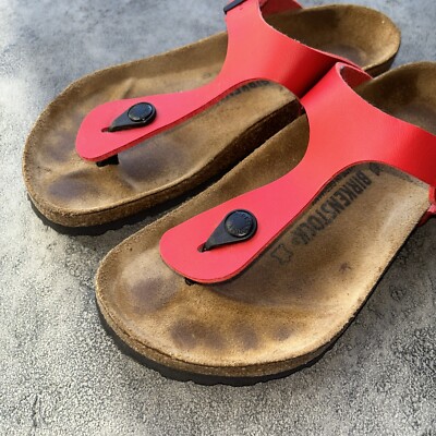 BIRKENSTOCK　39/25cm Birkenstock Gizeh Birko-Flor Sandals - Women's Size 39