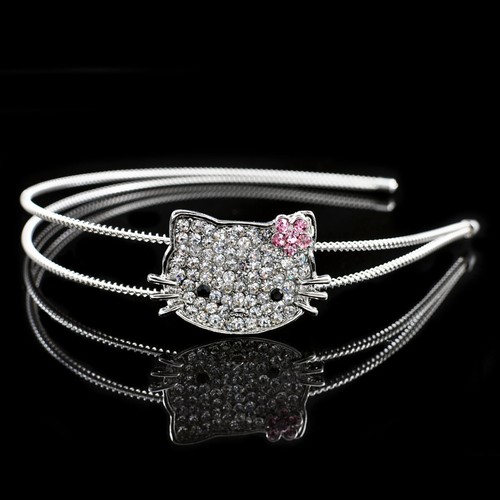 Haarreifen Haarschmuck Brautschmuck Tiara silber mit Strass und Perlen - Picture 10 of 12