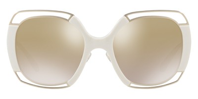 NWT Tory Burch Sunglasses TY6059 32516E 54 - Light Gold/Ivory