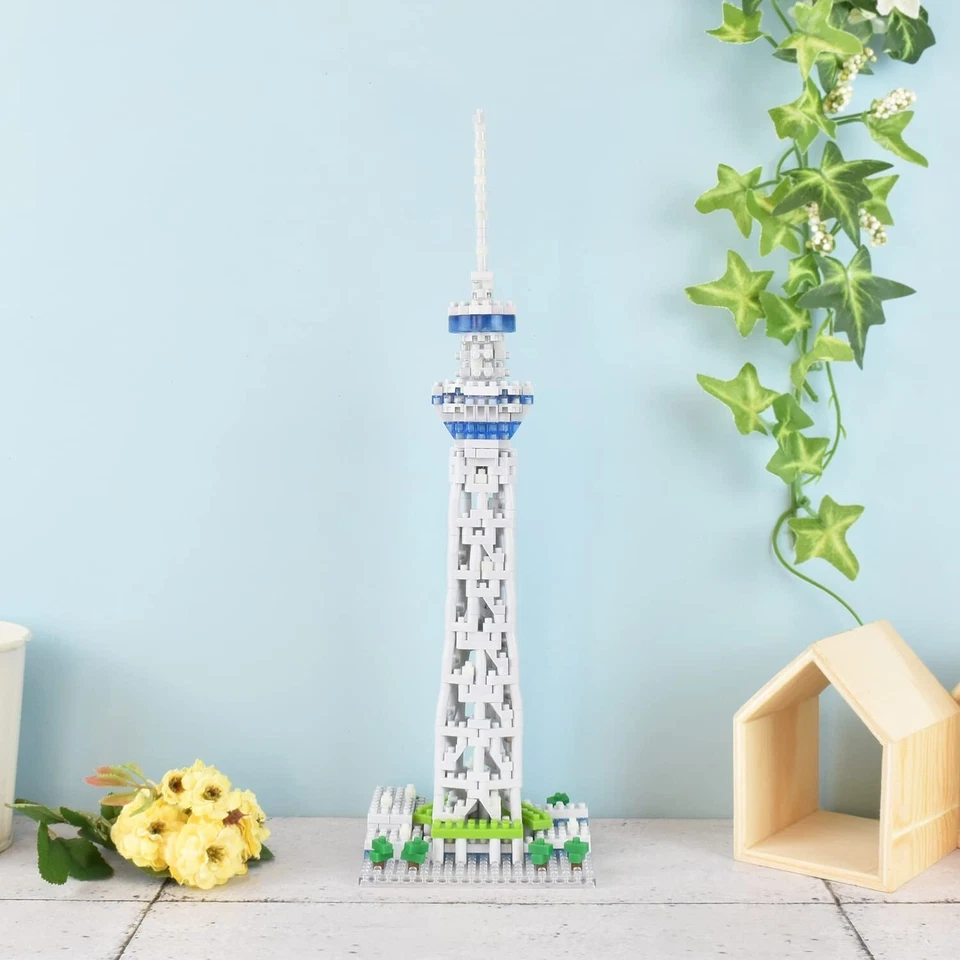 New Nanoblock Tokyo Skytree 600Pcs Japan Landmark Series NBH_229 from Japan - Image 2 of 4
