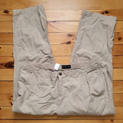 Scottevest Hidden Cargo Pants Mens 42/30 Tan Pockets TEC Hiking Outdoor Travel
