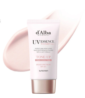d Alba DALBA Waterfull Essence Tone-Up Sun Cream 50mL/1.69oz (pink) 