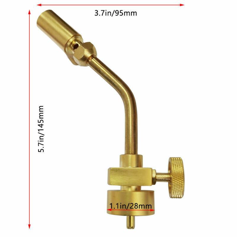 Brass Pencil Flame Torch Head Kit Gas Welding Torch for MAPP MAP Propane US👌
