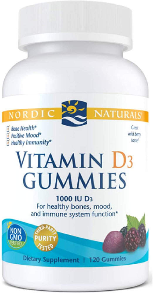 1000 IU Vitamin D3 120 Gummies