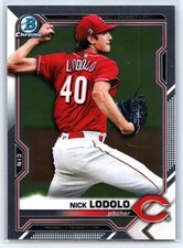 2021 Bowman Chrome Prospect Base #BCP-178 Nick Lodolo Cincinnati Reds