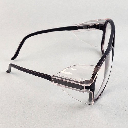 Crews 86110 Prodigy DLX Safety Glasses Navy Frame Clear Anti-Scratch Lens Z87.1+ - Picture 4 of 7