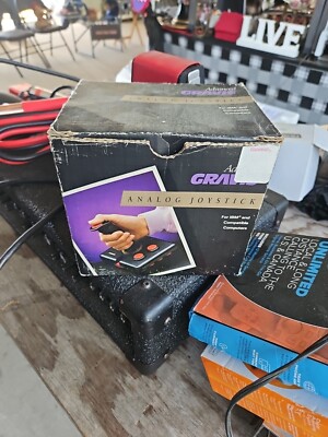 Vintage 1980 Advanced Gravis Analog Joystick Controller IBM PC Flightstick 15pin