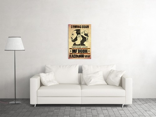 Mf Doom Metal Face Hip Hop Rap Star Wall Art Home Decor - POSTER 20x30 - 第 3/4 張圖片