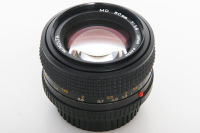 Minolta 50mm f1.4 MD Lens