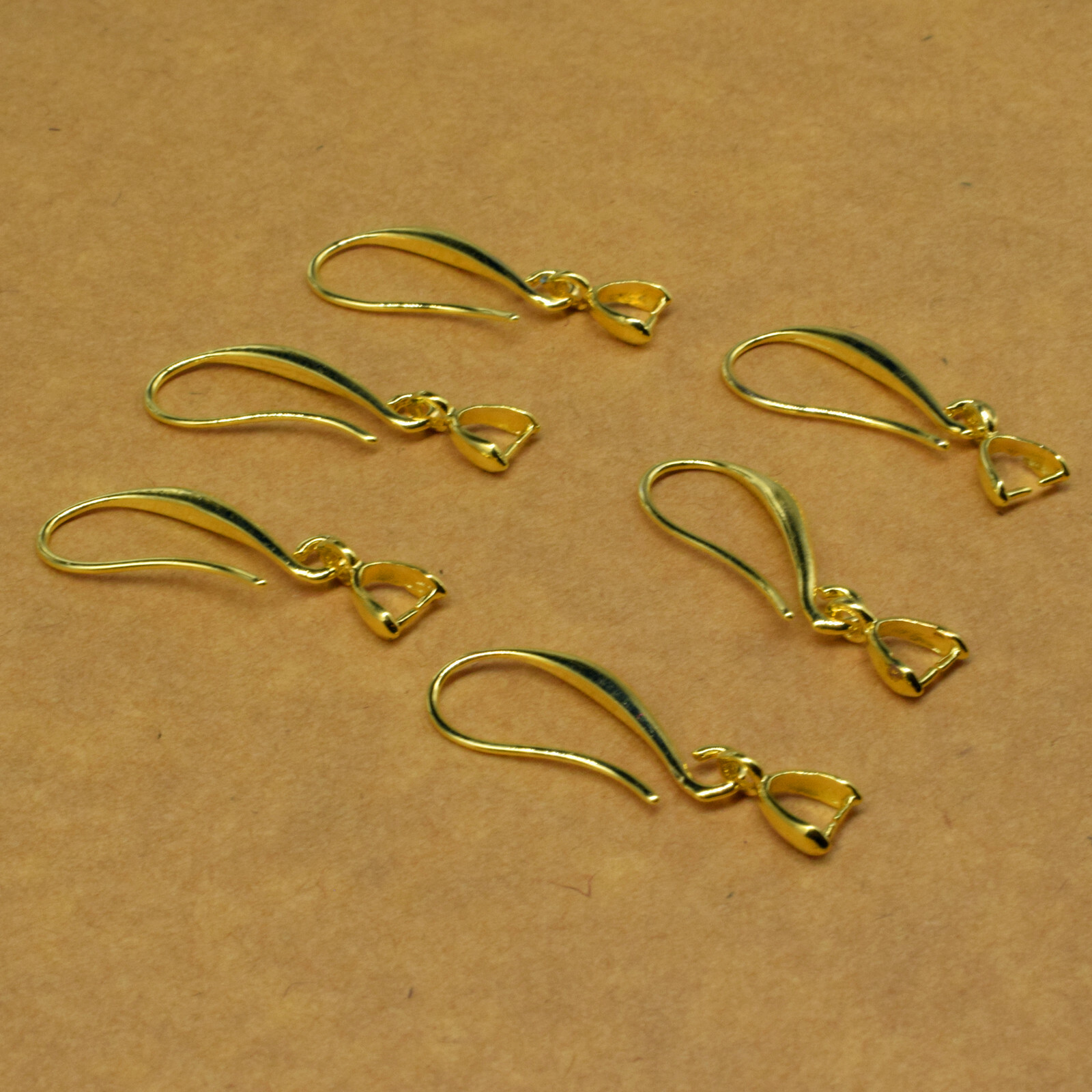 Wholesale 20100P Jewelry Findings 18K Gold Filled Pinch Bail Bale Hook Earwire eBay