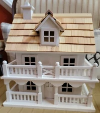 NOVELTY COTTAGE BIRD HOUSE by HOME BAZAAR
