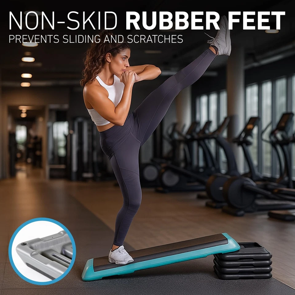 Оригинальная ступенчатая платформа для упражнений STEP, размер Health Club для Exerci... - Изображение 4 из 4